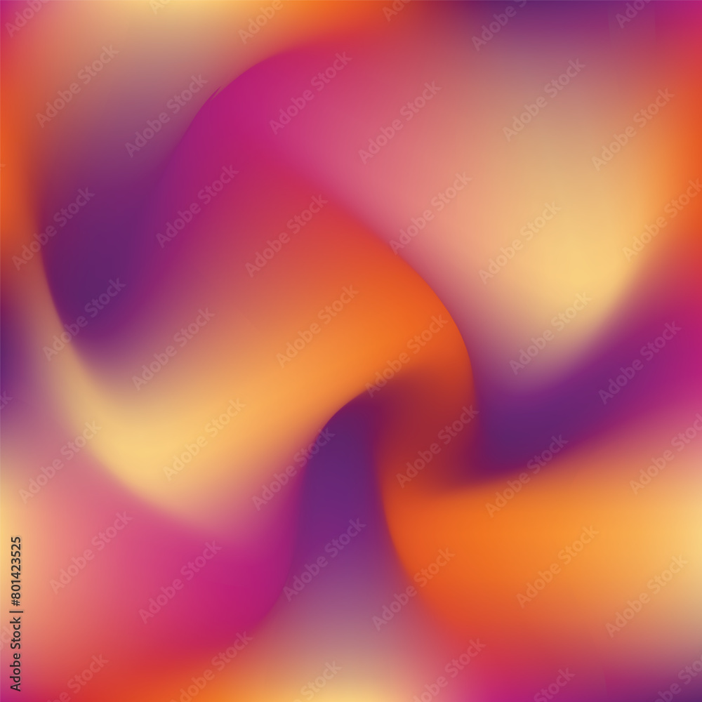 Fototapeta premium abstract colorful background. purple orange yellow gradient sunset warm retro color gradiant illustration. purple orange yellow color gradiant background 