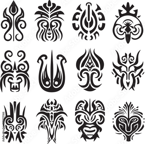 Tribal Tattoo Vector Set