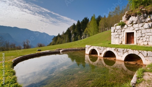 karst springs fontanone di goriuda udine friuli venezia giulia italy photo