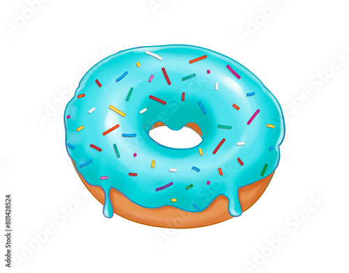donut with sprinkles