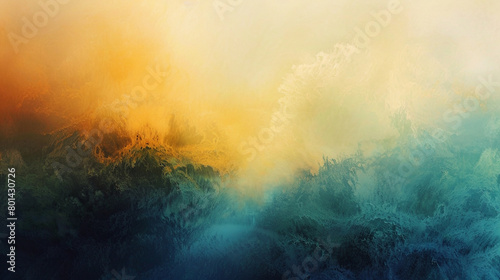 Ethereal mists of color float and fade, painting a serene landscape of mesmerizing abstraction.