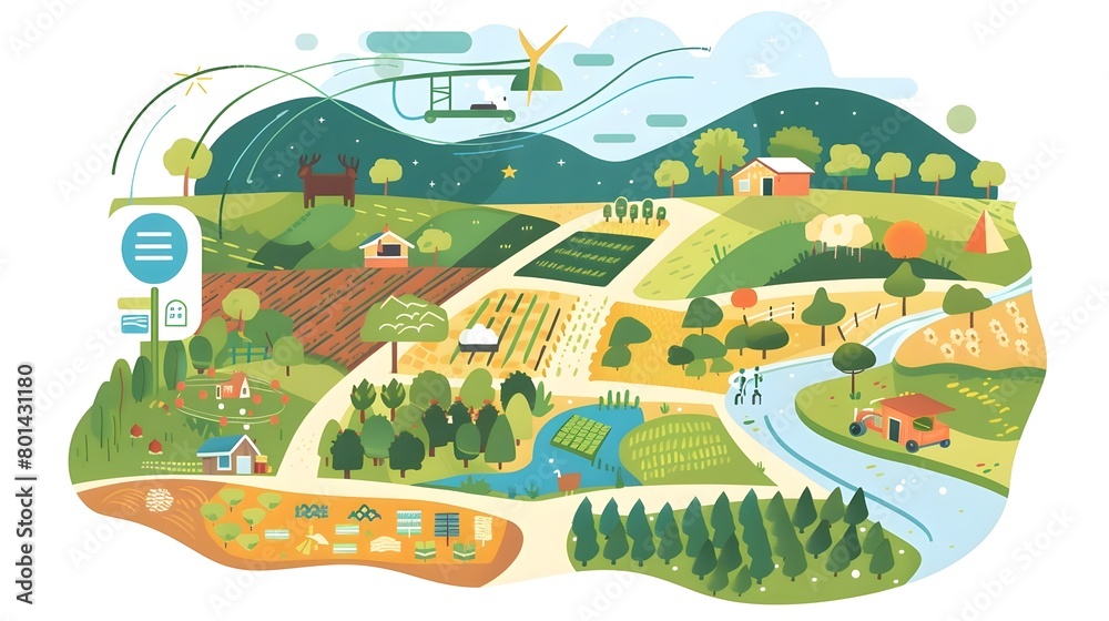 Illustrator's Vision of Sustainable Agriculture: A Digital Knowledge Sharing Platform Connecting Farmers and Experts