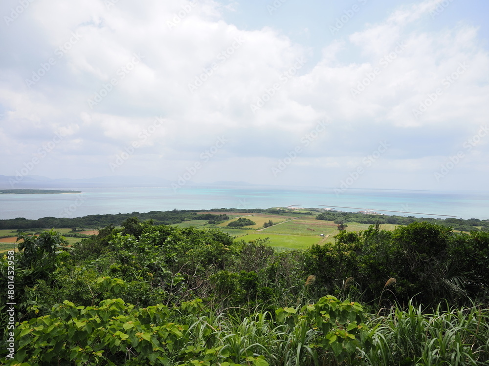 沖縄県　八重山諸島　小浜島からの景色