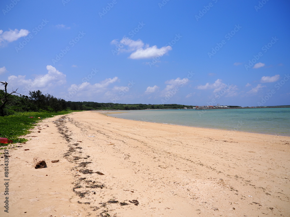 沖縄県　八重山諸島　小浜島のビーチ