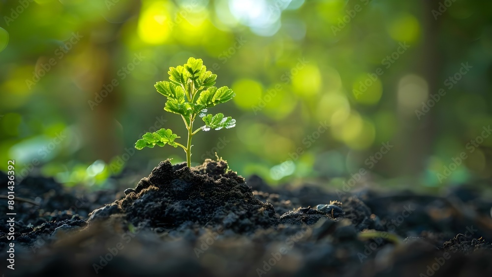 Protecting Earths environment for future generations on Earth Day through global sustainability . Concept Earth Day, Environmental Protection, Global Sustainability, Future Generations