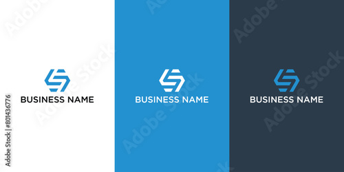 Company Logo Design Line LS Symbol