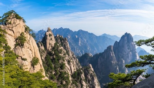 landscape of huangshan mountain yellow mountains located in anhui province in eastern china