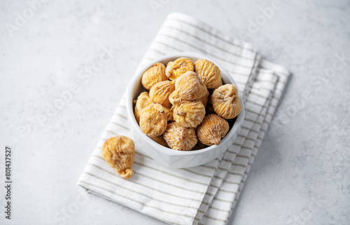 Dried figs on a background