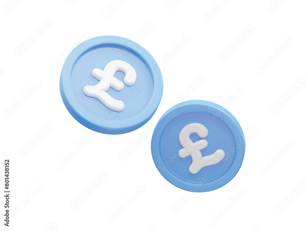 Pound icon 3d rendering illustration element Pound icon 3d rendering illustration element