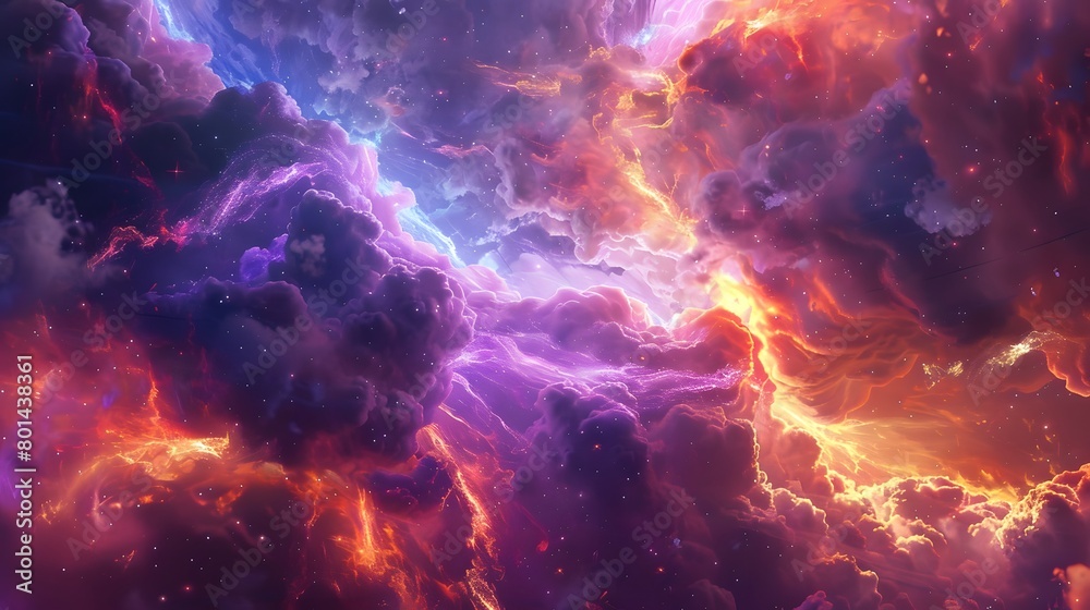 Cosmic space and stars, abstract background Cosmic space and stars, abstract background