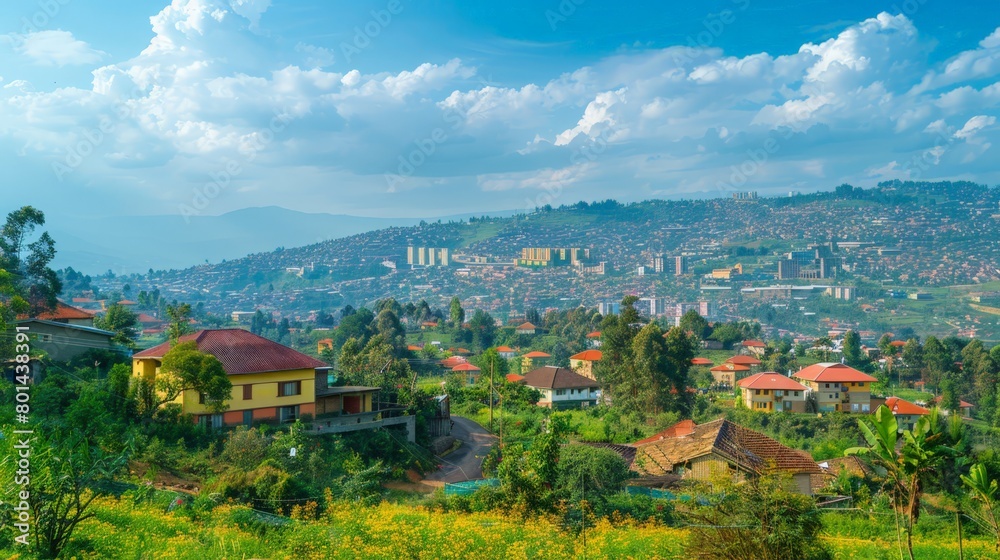 Kigali Scenic Hills Skyline