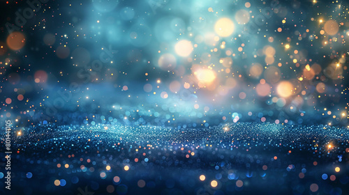 Glowing Seafoam Optical Bokeh Lights  Glitter and Sparkle Dust on Abstract Background  Ultra HD Imagery