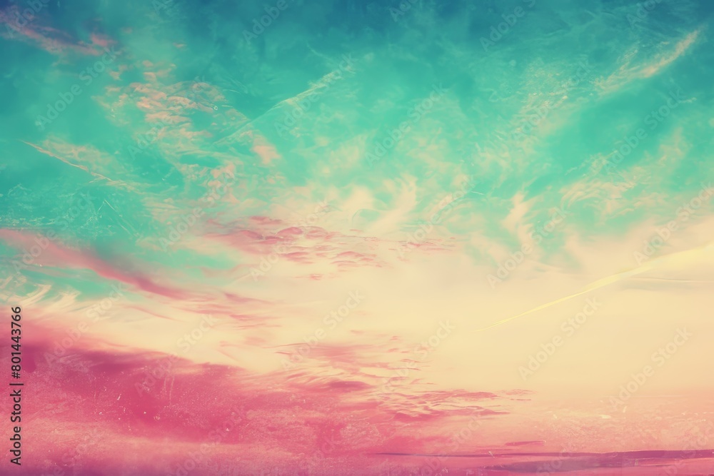 Dreamy Sky with Pastel Clouds