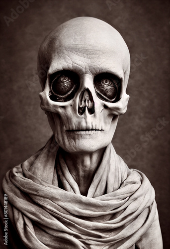 Portrait of a skeleton