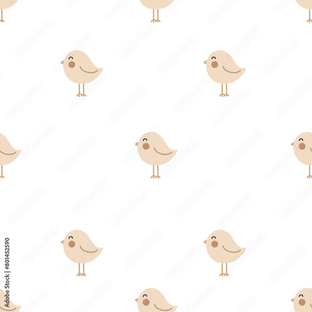 pattern with cute birds