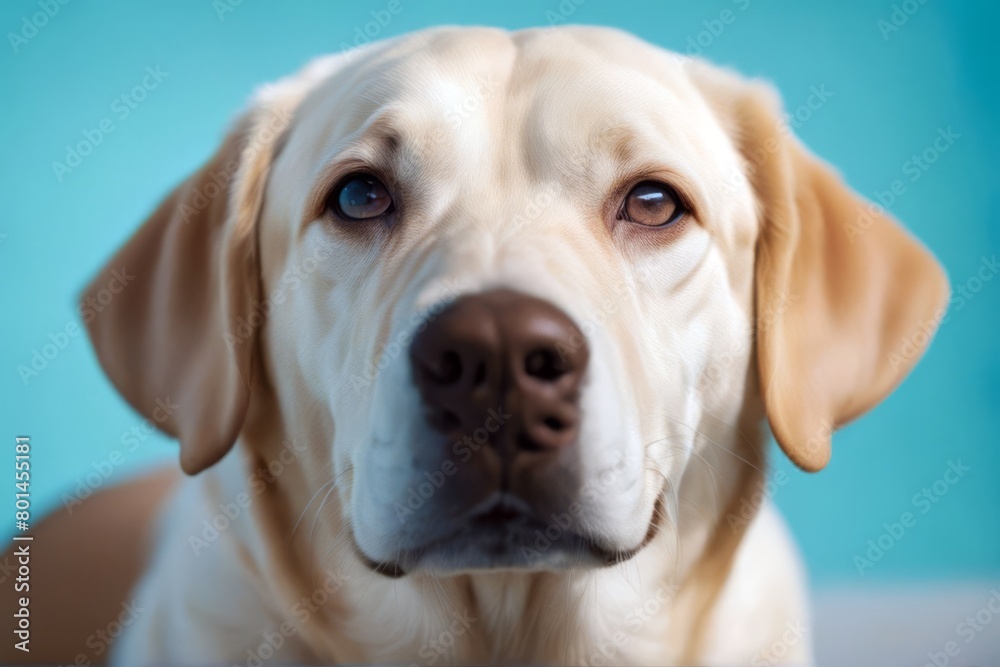 'camera labrador portrait blue background mouth dog front looking turquoise open blond seen retriever animal pet young view purebred studio canino tongue copy' 'camera labrador portrait blue background mouth dog front looking turquoise open blond seen retriever animal pet young view purebred studio canino tongue copy'