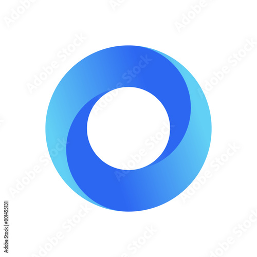 Abstract Circular design isolated on white background. Vector illustration.