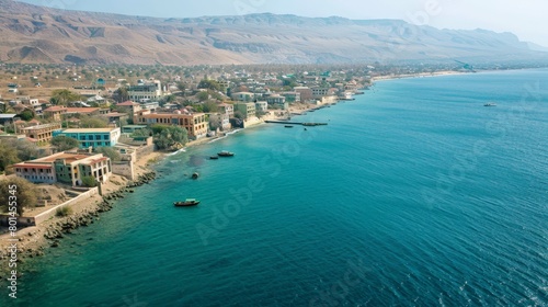 Djibouti Strategic Port Skyline