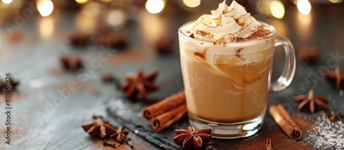 Honey Cinnamon Latte A Cozy and Colorful Morning Indulgence