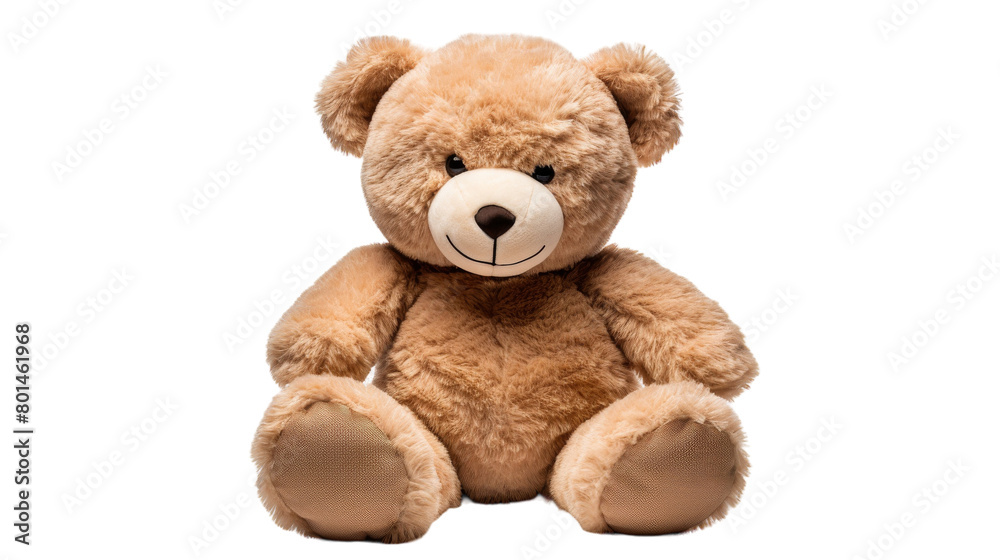 Snuggly Teddy Pal on Transparent Background.