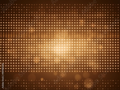 Brown LED screen texture dots background display light TV pixel pattern monitor screen blank empty pattern with copy space for product design or text