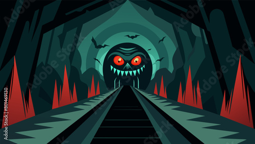 The Tunnel of Terror was a dizzying array of images and sounds each one more terrifying than the last creating an overwhelming sense of dread..