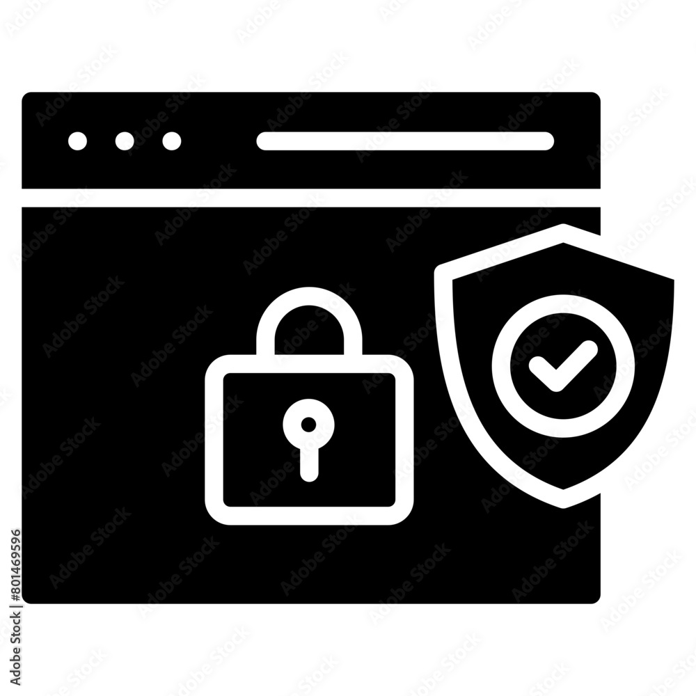 Double Protection Icon Element For Design Double Protection Icon Element For Design