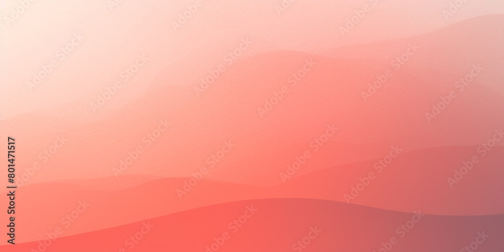 Coral retro gradient background with grain texture, empty pattern with copy space for product design or text copyspace mock-up template for website 