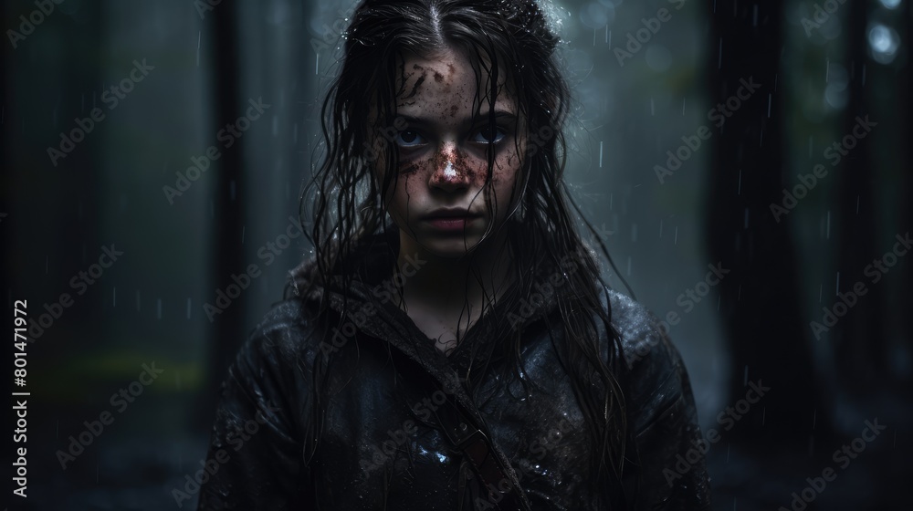 vampire in the woods