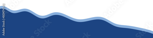Divider Header for App, Banners or Posters. Set of Template Dividers Shapes for Website. Curve Lines, Drops, Wave Collection of Design Element for Top, Bottom Page Web Site.vector illustration.white b