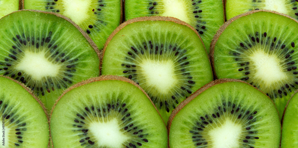 Fresh kiwi total background