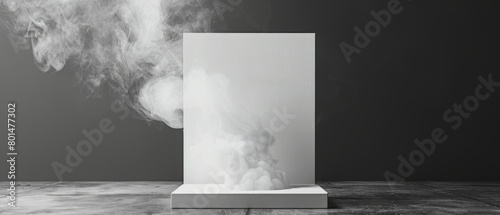 Develop a minimalist, professional blank mockup, advocating the cessation of smoking as a hallmark of true professionalism.