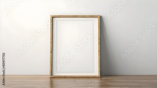 Empty Mock up Frame design 