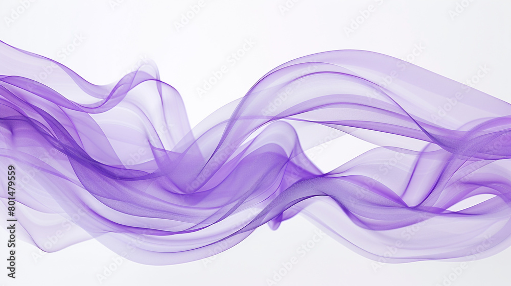 Lilac purple wave abstract, soft and elegant lilac purple wave flowing smoothly on a white background. Lilac purple wave abstract, soft and elegant lilac purple wave flowing smoothly on a white background.