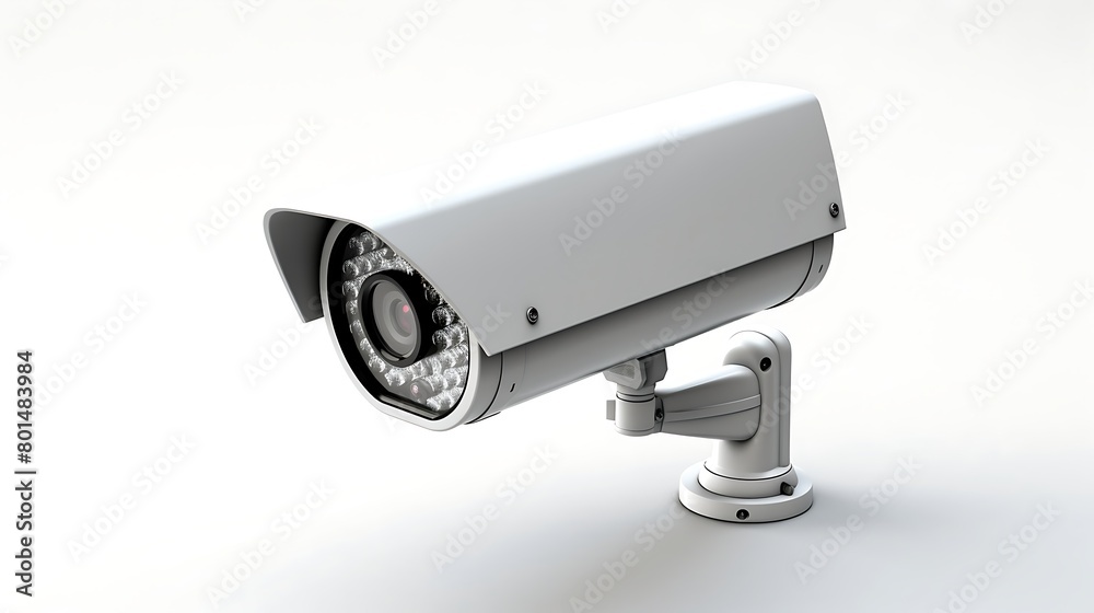CCTV security camera isolated on white background CCTV security camera isolated on white background