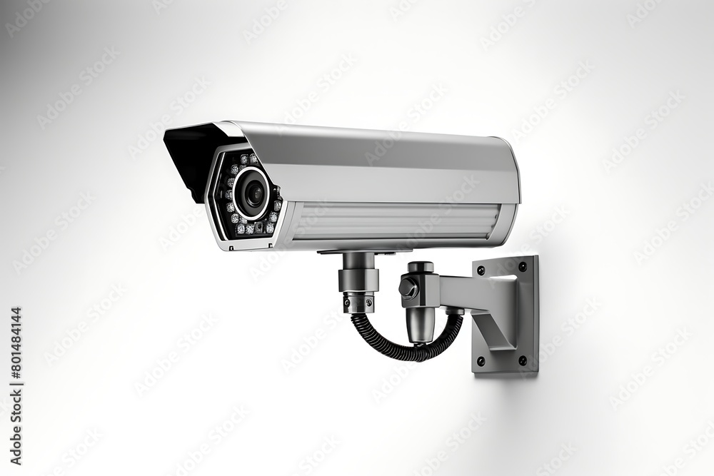 CCTV security camera isolated on white background CCTV security camera isolated on white background