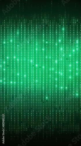 Green LED screen texture dots background display light TV pixel pattern monitor screen blank empty pattern with copy space for product design or text 