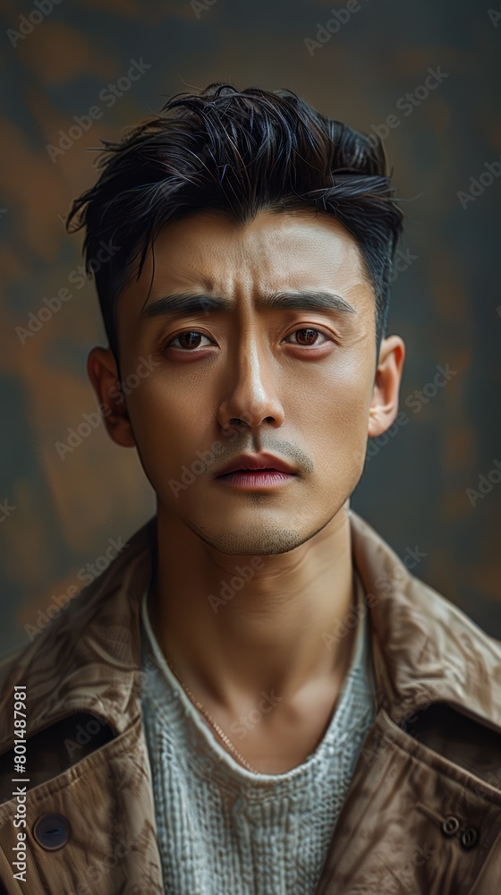 portrait of a Chinese man 30 years old