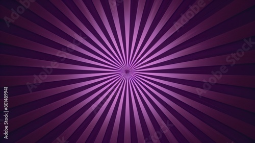 Dark violet sunburst rays pattern. Starburst background template. Vintage retro style radial sun rays background