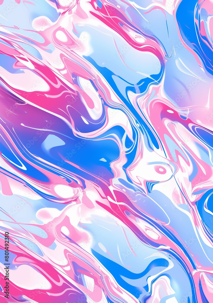 Abstract background with pop art inspired colorful marble texture
