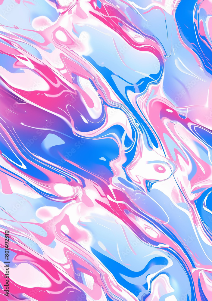 Fototapeta premium Abstract background with pop art inspired colorful marble texture