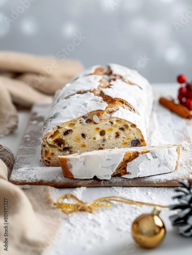  stollen on a white tabletop