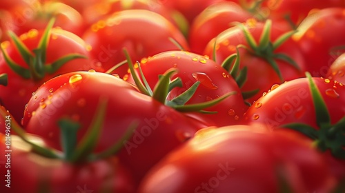 The Vibrant Fresh Tomatoes © Alena