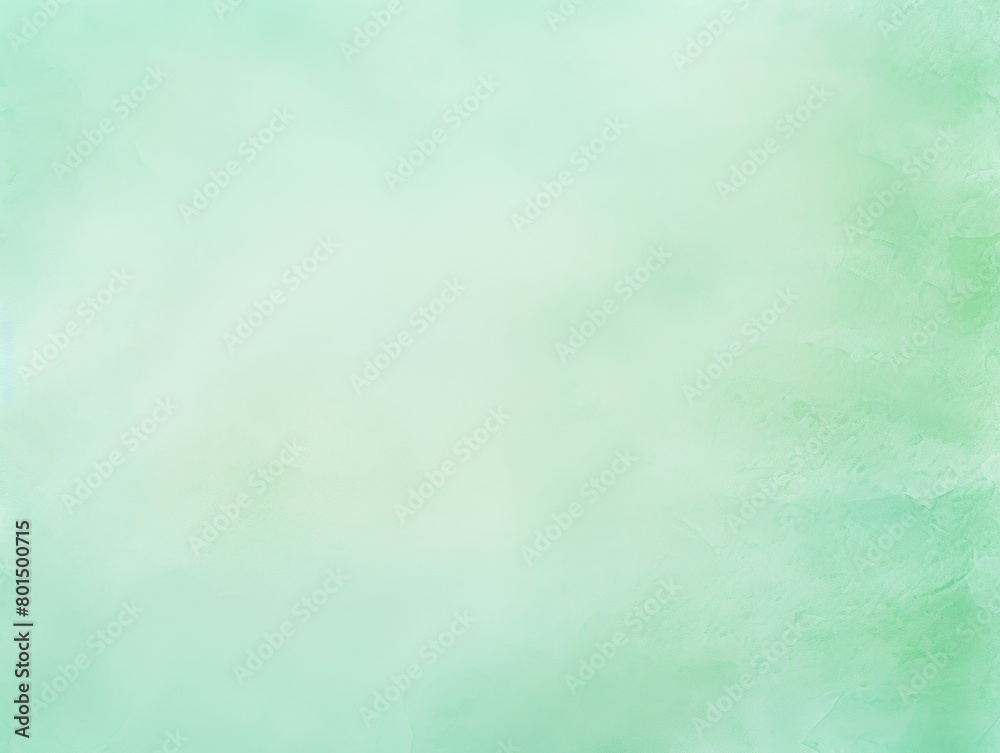 Mint Green barely noticeable watercolor light soft gradient pastel background minimalistic pattern with copy space texture for display products blank 