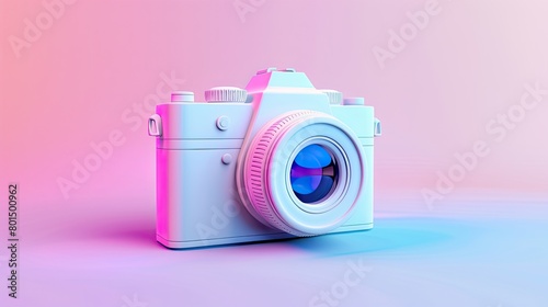 Camera icon. Generative AI