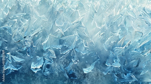 Frozen ice texture. Generative AI