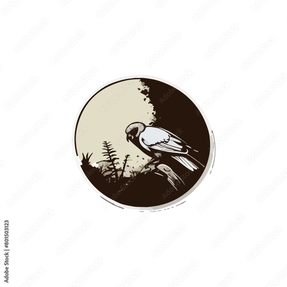 Blue jay bird illustration watercolor look, isolated, white background Blue jay bird illustration watercolor look, isolated, white background