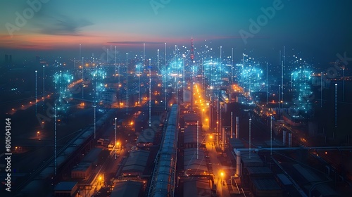 Dusk at Industrial Complex: The Digital Frontier