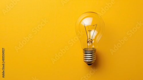 Light bulb idea concept. Generative AI