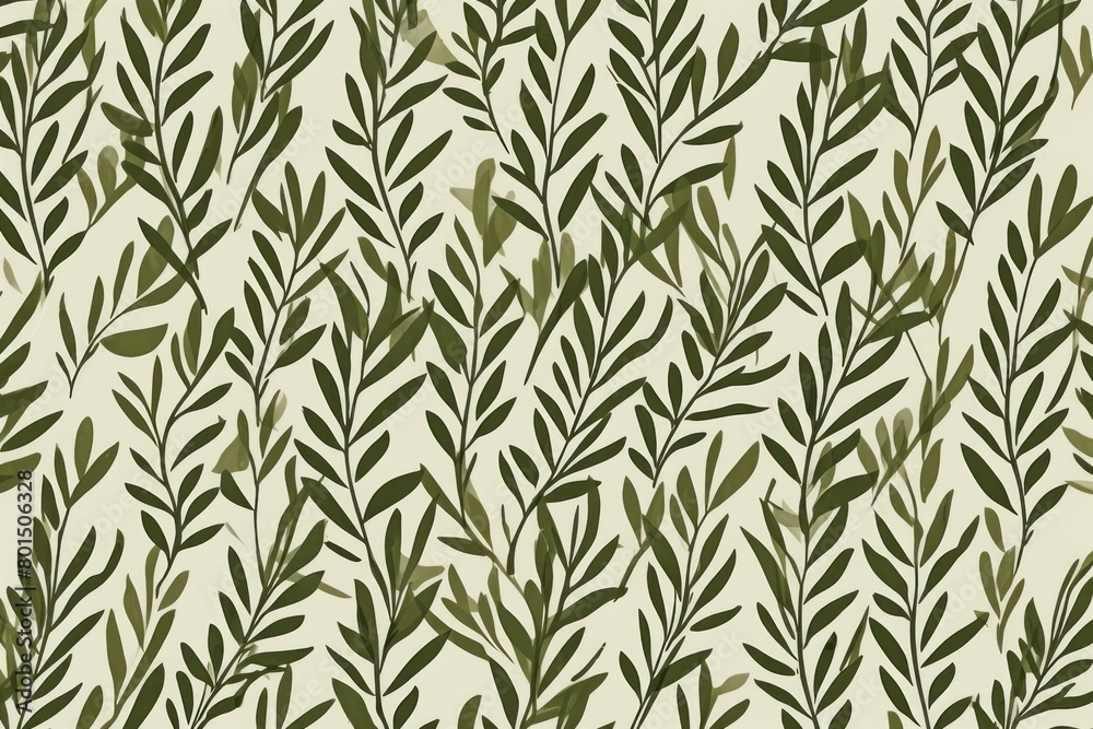 Olive vector seamless pattern natural abstract background with thin elements. Monochrome tiny texture diagonal inclined lines simple geometric 